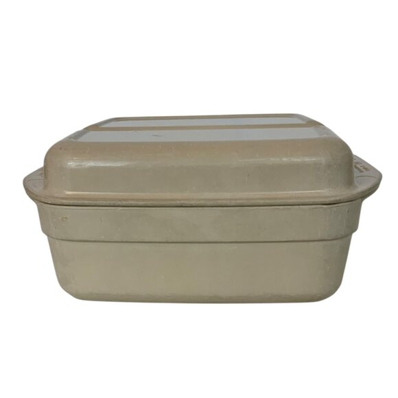 Anchor Hocking Microware Cookware 1 Quart Casserole Divided Lid PM-481 Vintage - Picture 3 of 9